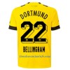 Camiseta de fútbol BVB Borussia Dortmund Bellingham 22 Primera Equipación 2022-23 - Hombre